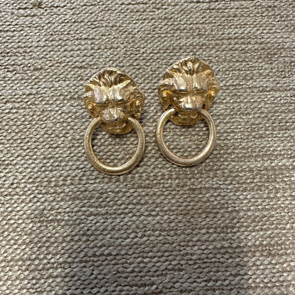 Lion Earrings Mimi Di N Vintage